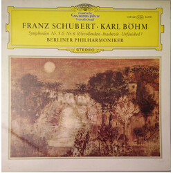 Franz Schubert / Karl Böhm / Berliner Philharmoniker Symphonien Nr. 5 & Nr. 8 (Unvollendete · Inachevée · Unfinished) Vinyl LP USED