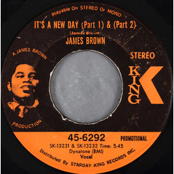 James Brown It's A New Day (Part 1 & 2) Vinyl 7" USED