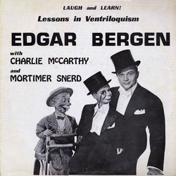 Edgar Bergen Laugh And Learn Lessons In Ventriloquism Edgar Bergen With Charlie McCarthy And Mortimer Snerd Vinyl LP USED