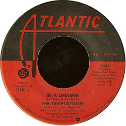 The Temptations In A Lifetime / I Could Never Stop Loving You VINYL 7" USED