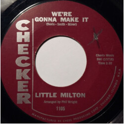 Little Milton We're Gonna Make It Vinyl 7" USED