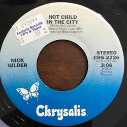 Nick Gilder Hot Child In The City Vinyl 7" USED