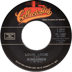 The Kingsmen / Scott English Louie Louie / High On A Hill Vinyl 7" USED