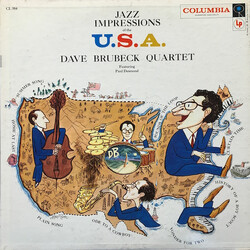 The Dave Brubeck Quartet Jazz Impressions Of The U.S.A. Vinyl LP USED