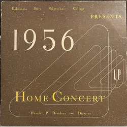 California State Polytechnic College 1956 Home Concert Vinyl LP USED