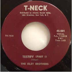 The Isley Brothers Testify Vinyl 7" USED