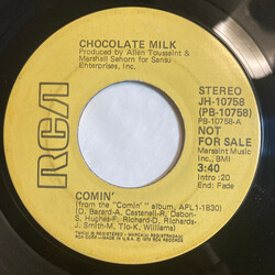Chocolate Milk (2) Comin' Vinyl 7" USED