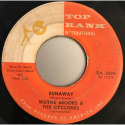 Wayne Brooks & The Cyclones Secret Love / Runaway Vinyl 7" USED