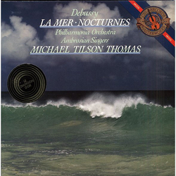 Claude Debussy / Philharmonia Orchestra / The Ambrosian Singers / Michael Tilson Thomas La Mer • Nocturnes Vinyl LP USED