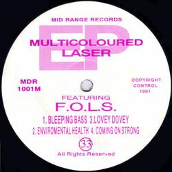 F.O.L.S. Multicoloured Laser EP Vinyl 12" USED