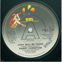 Barry Christian Judy Will Be There Vinyl 7" USED