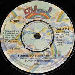Avenue B Boogie Band Bumper To Bumper Vinyl 7" USED