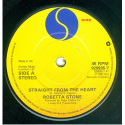 Rosetta Stone (2) Straight From The Heart Vinyl 7" USED