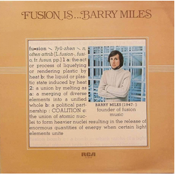 Barry Miles Fusion Is... Vinyl LP USED