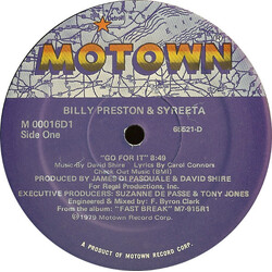 Billy Preston / Syreeta Go For It USED VINYL 12INCH 33 S RPM SINGLE