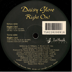 Daisy Glow Right On! Vinyl 12" USED