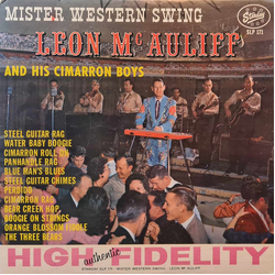 Leon McAuliffe And His Cimarron Boys Mister Western Swing Vinyl LP USED
