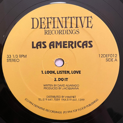 Las Americas Look, Listen, Love / Do It Vinyl 12" USED