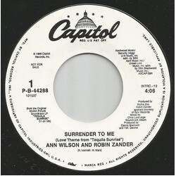 Ann Wilson / Robin Zander Surrender To Me Vinyl 7" USED