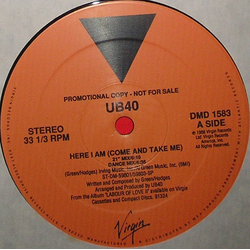 UB40 Here I Am (Come And Take Me) Vinyl 12" USED