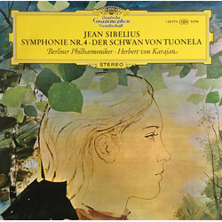 Jean Sibelius / Berliner Philharmoniker / Herbert von Karajan Symphonie Nr. 4 / Der Schwan Von Tuonela Vinyl LP USED
