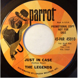 The Legends (6) If I Only Had Her Back / Just In Case Vinyl 7" USED