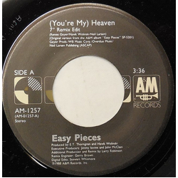 Easy Pieces (You're My) Heaven Vinyl 7" USED