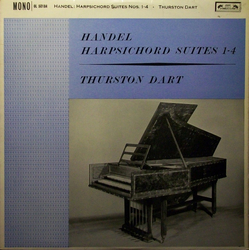 Georg Friedrich Händel / Thurston Dart Harpsichord Suites 1-4 Vinyl LP USED
