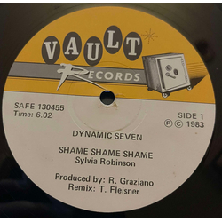 Dynamic Seven Shame Shame Shame Vinyl 12" USED