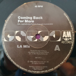 L.A. Mix Coming Back For More Vinyl 12" USED