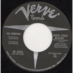 Kai Winding Baker Street Mystery Vinyl 7" USED