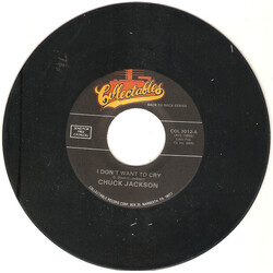 Chuck Jackson I Don't Want To Cry / Any Day Now Vinyl 7" USED