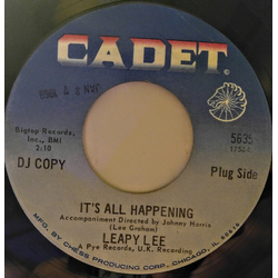Leapy Lee It's All Happening Vinyl 7" USED