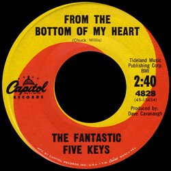 The Five Keys From The Bottom Of My Heart Vinyl 7" USED