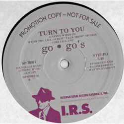 Go-Go's Turn To You Vinyl 12" USED