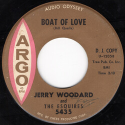 Jerry Woodard And His Esquires Boat Of Love Vinyl 7" USED