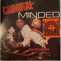 Boogie Down Productions Criminal Minded - Original Vocal Version / Instrumentals Vinyl LP USED