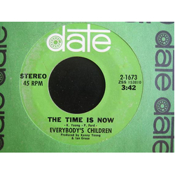 Everybody's Children The Time Is Now Vinyl 7" USED