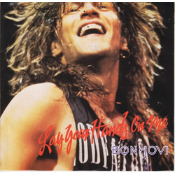 Bon Jovi Lay Your Hands On Me Vinyl 7" USED