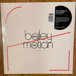 Derek Bailey / Paul Motian Duo In Concert Vinyl LP USED