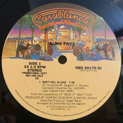 Alma Faye Don't Fall In Love Vinyl 12" USED