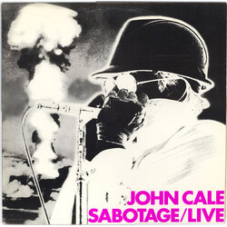 John Cale Sabotage / Live Vinyl LP USED