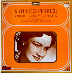 Gustav Mahler / Kathleen Ferrier / Julius Patzak / Wiener Philharmoniker / Bruno Walter Das Lied Von Der Erde (The Song Of The Earth) Vinyl LP USED
