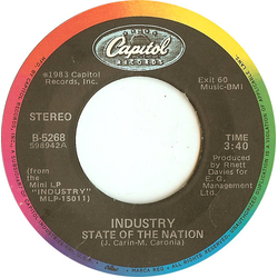 Industry (2) State Of The Nation / Communication Vinyl 7" USED