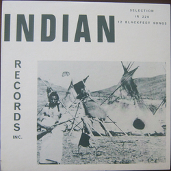 Blackfeet Singers 12 Blackfeet Songs Vinyl LP USED