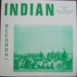 Burton Fisher / George Fisher (4) / John Whiteman / Phillip Whiteman 12 Northern Cheyenne War Dance Songs Vinyl LP USED