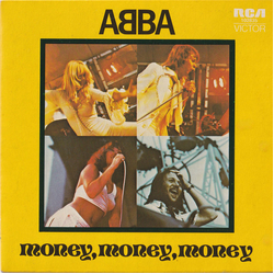 ABBA Money, Money, Money Vinyl 7" USED