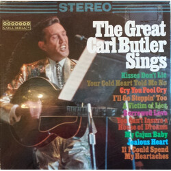 Carl Butler The Great Carl Butler Sings Vinyl LP USED