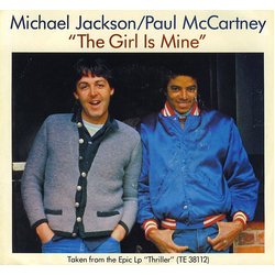 Michael Jackson / Paul McCartney The Girl Is Mine Vinyl 7" USED