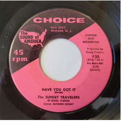 Sunset Travelers Of Miami, Florida Have You Got It / My Life Been Wrecked Vinyl 7" USED